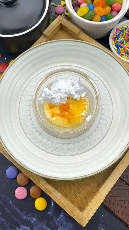 Step 2.1: Whisk together cream cheese, powdered sugar, orange juice, and orange zest until creamy