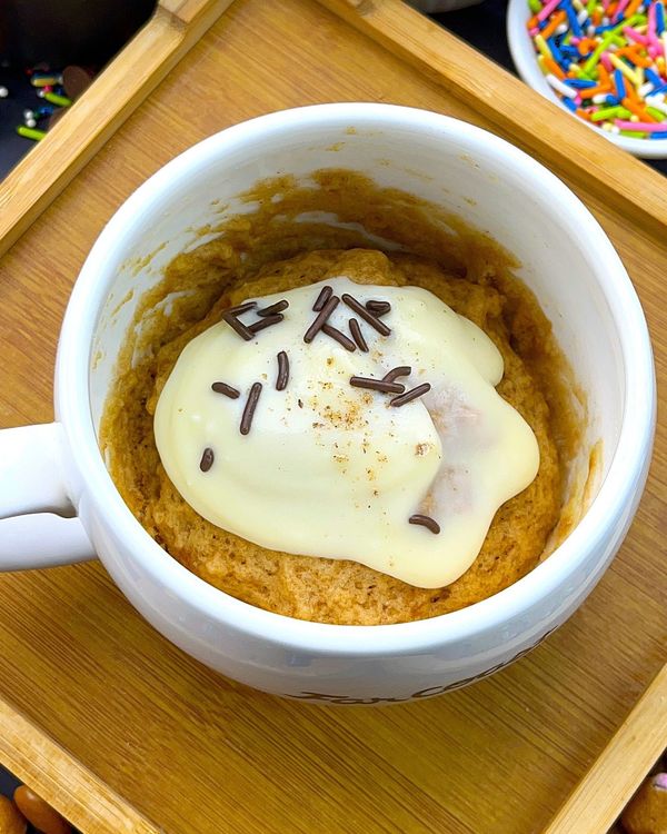 Soft & Fluffy Gingerbread Mug Cake| Gingerbread Mug Cake| Eggless Mug Cake Recipe recipe