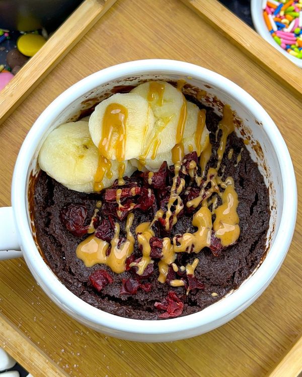 Eggless Flourless Mug Cake recipe