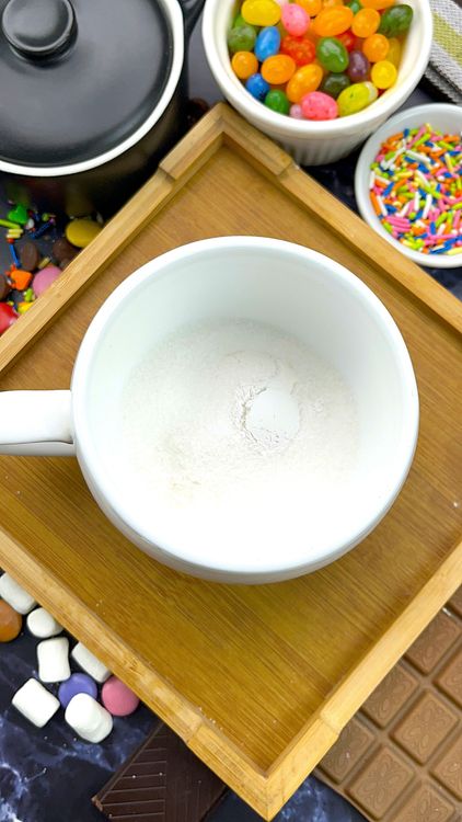 Step 1.1: In a large [microwave-safe mug](https://amzn