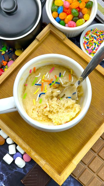 Step 1.2: Finish with sprinkles or your favorite topping and enjoy warm!