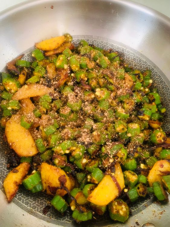 Step 1.1: Season with salt, garam masala, and dry fenugreek leaves