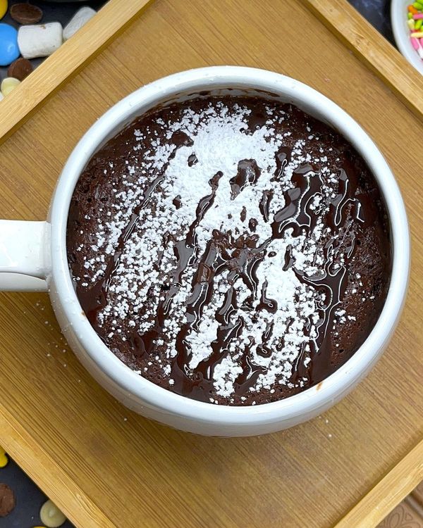 Café-Style Espresso Chocolate Mug Cake| Eggless Espresso Chocolate Mug Cake recipe