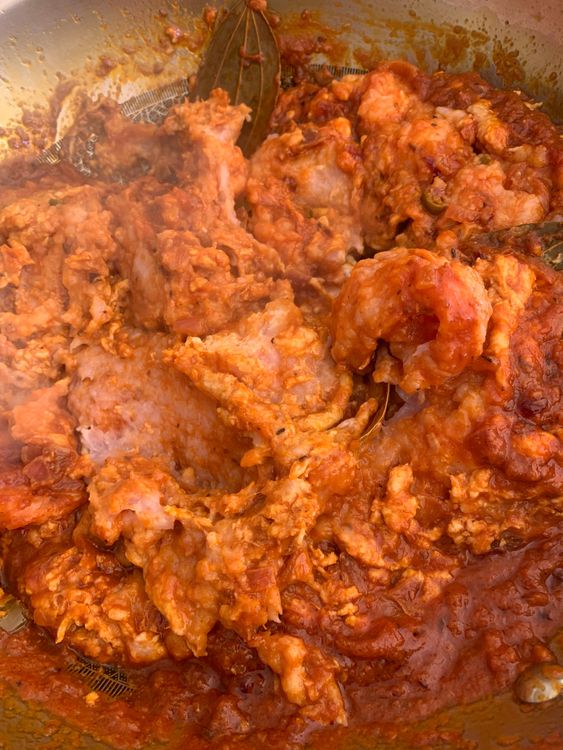 Step 2.2: Add the minced meat and mix well