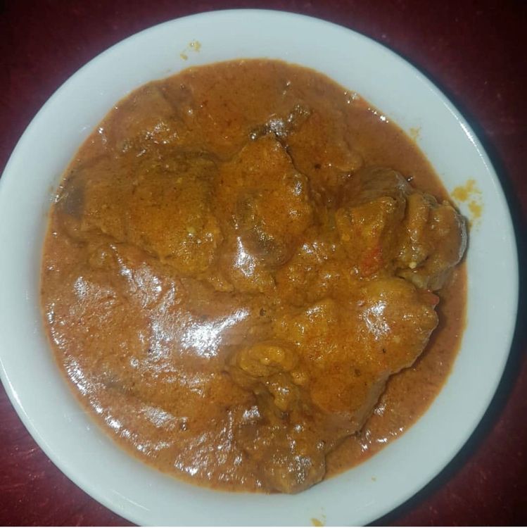 Groundnut Soup with Goat Meat recipe