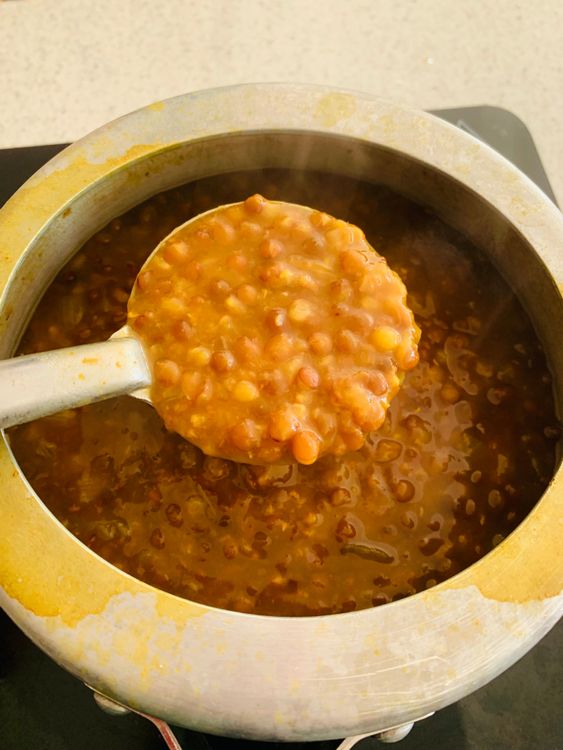 Step 1.1: Close the lid and cook on high heat until 1 whistle
