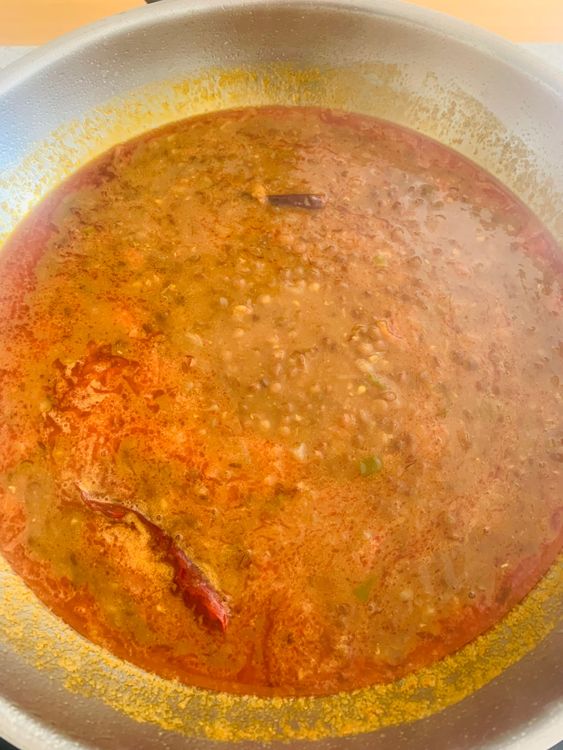 Step 4.1: Cover and let it simmer on low heat for 5-7 minutes to allow the flavors to meld