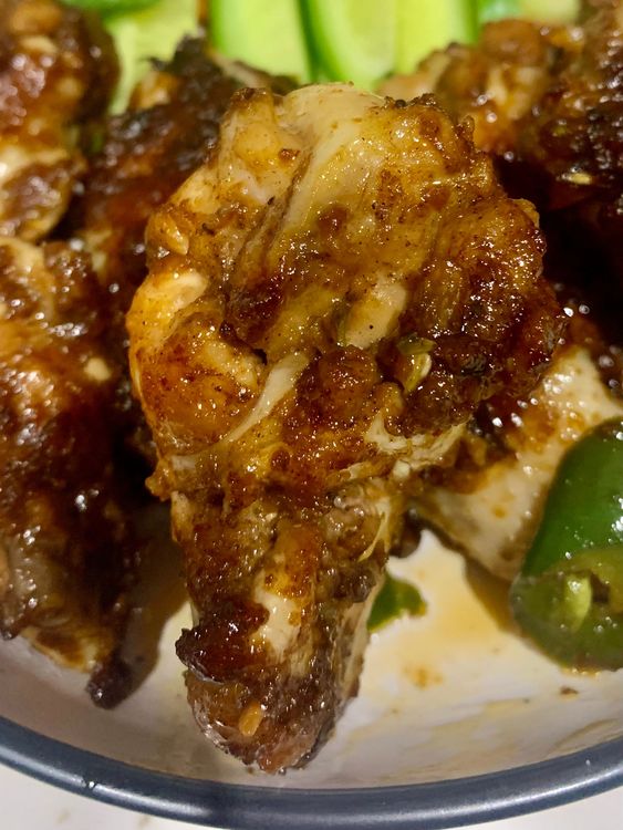 Step 1.1: Serve the chicken wings hot