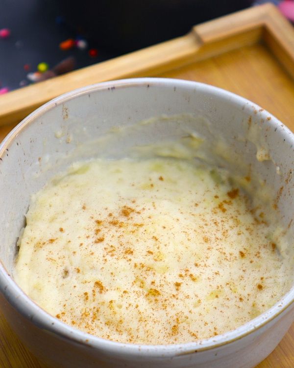 Fluffy 100-Calorie Vanilla Mug Cake recipe