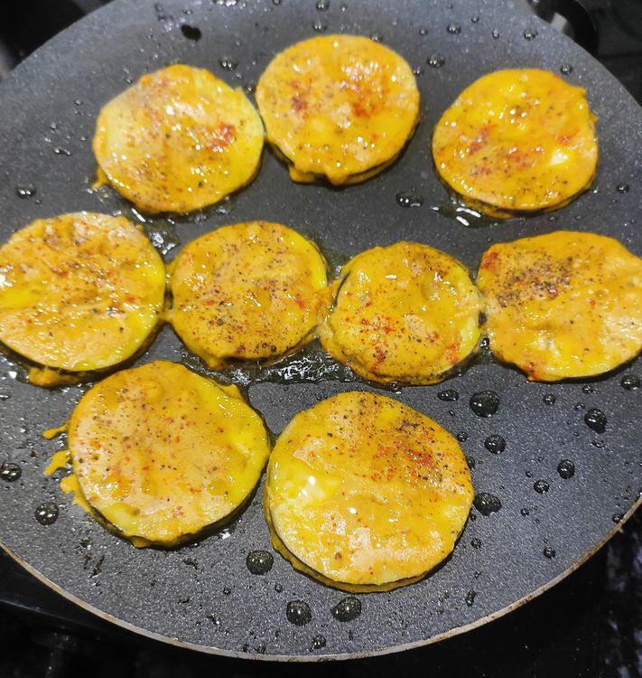 Step 1.1: Keep flipping them till they turn crispy and golden in color