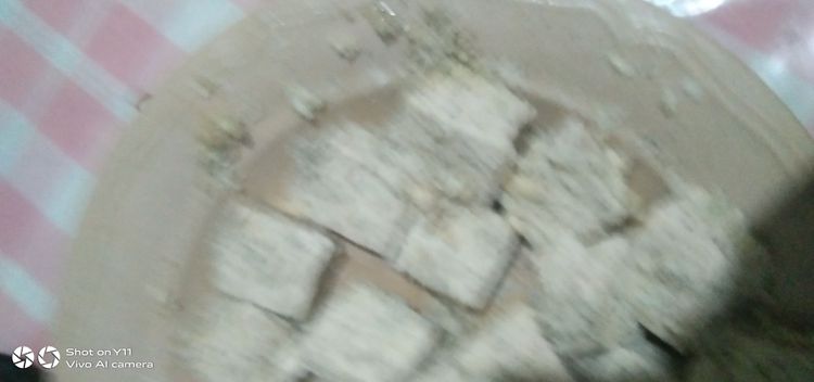 Step 1.1: Tokwa - sliced into 8 slices Egg - 1 piece Salt to taste