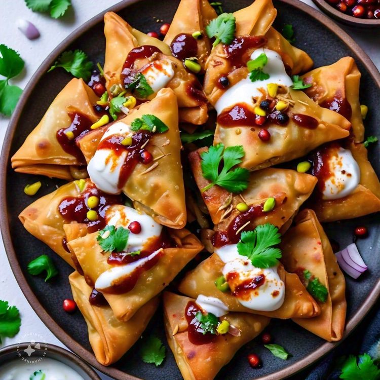 Samoosa Chaat recipe