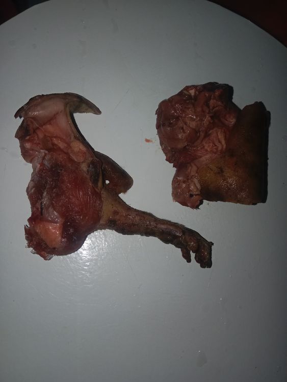 Step 1.1: Rinse the bush meat and season with salt