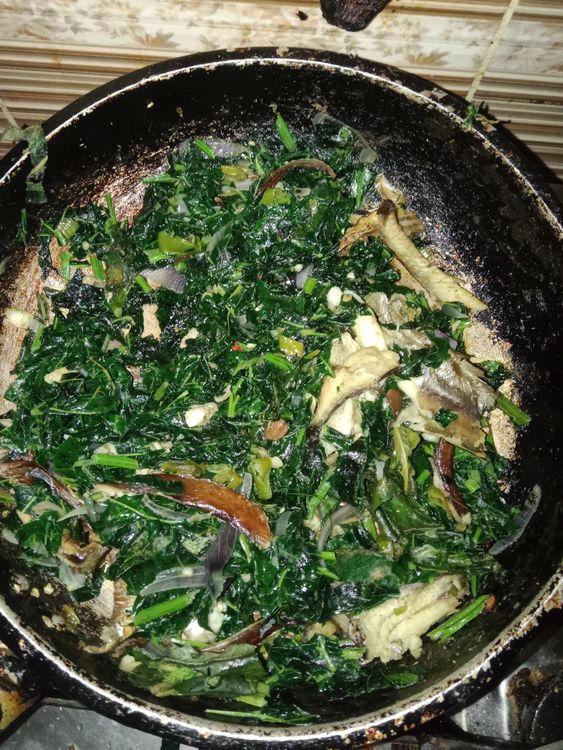 Step 1.1: Heat oil in a large pan over medium heat