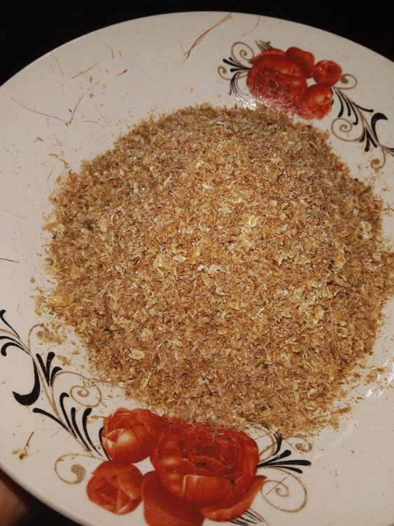 Step 1.1: Put water in the pot and add ikpa ennang, iyak, ekporoko, ground dried crayfish, and assorted dried fish