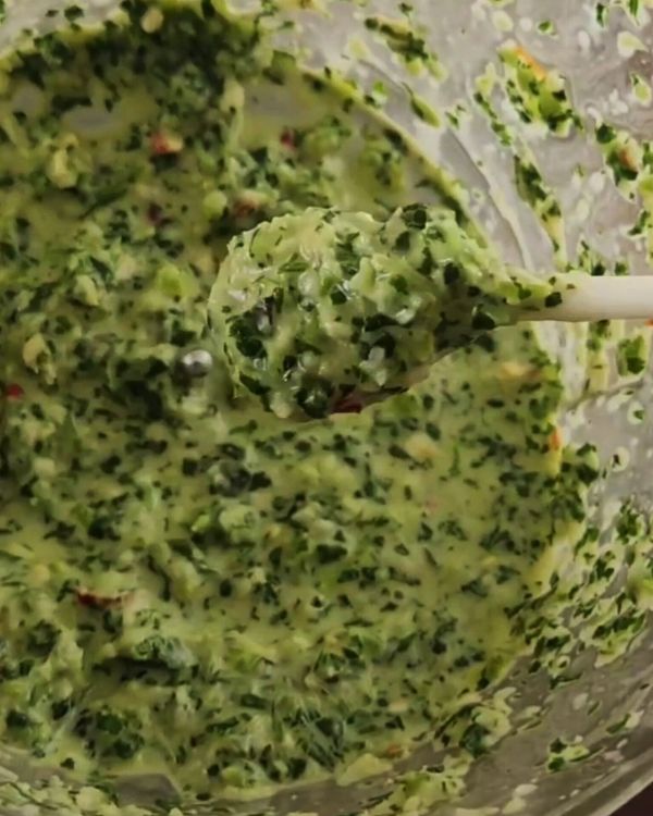 Step 1.1: In a blender or food processor, combine the coriander, basil, garlic, chillies, and lemon juice