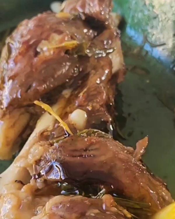 Step 4.1: Brush with honey glaze: Brush the honey glaze generously over the exposed surface of the meat