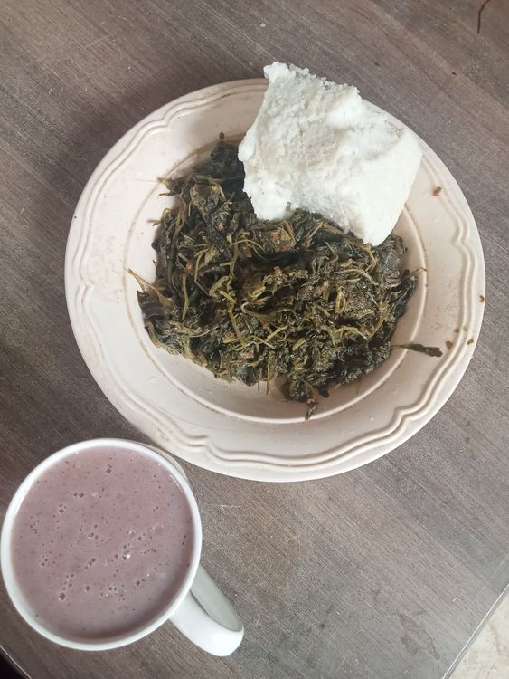 The Green & Grain Trio: Ugali, Managu & Wimbi Harmony recipe