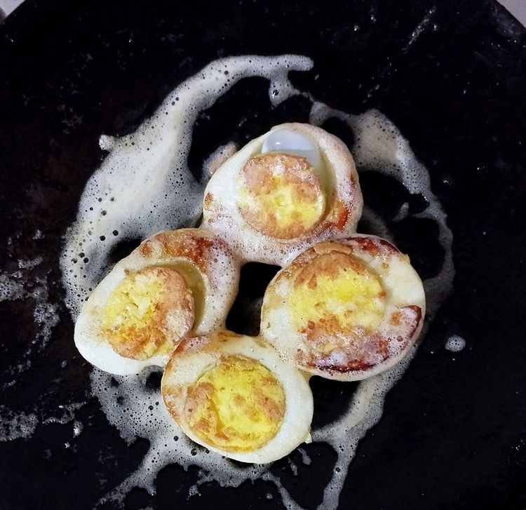 Step 1.2: Heat a tawa and add butter