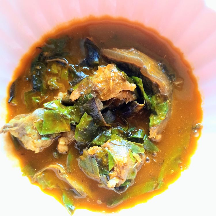 Step 1.1: Adjust the seasoning if necessary then Serve your delicious Oha soup with pounded yam or fufu