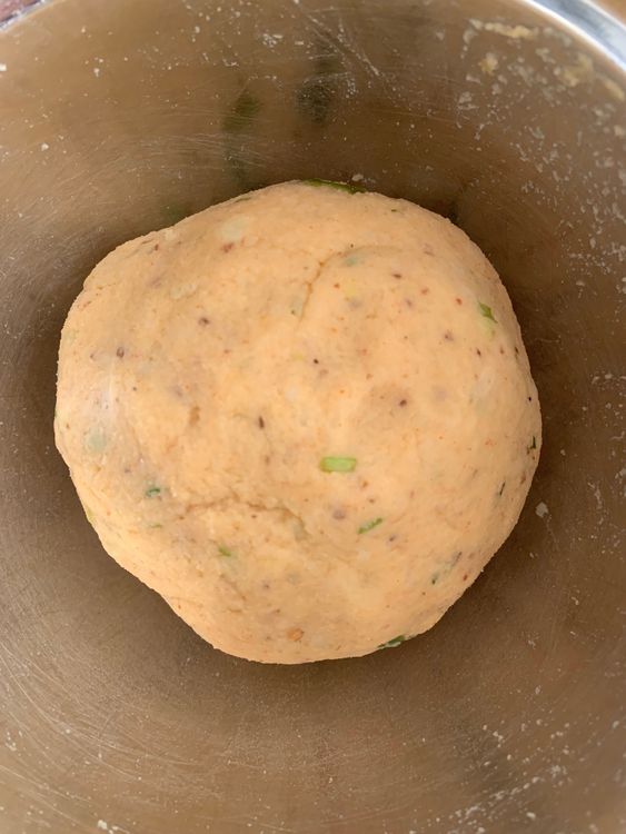 Step 1.1: Add cornflour, salt, red chilli powder, carom seeds, [garam masala](https://www