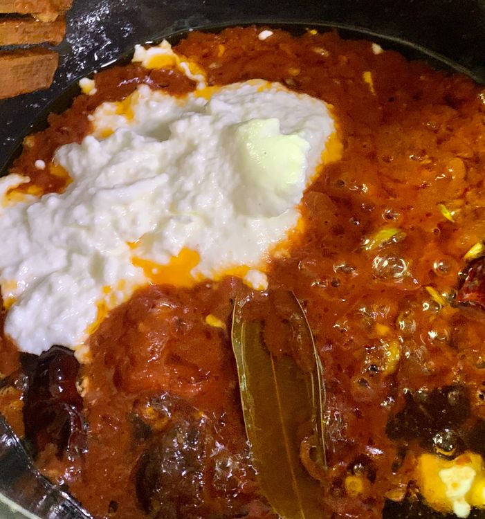 Step 1.1: Add yogurt, and stir for 2-3 minutes