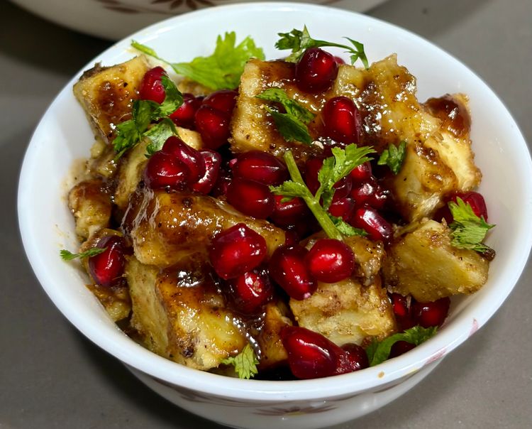 Step 1.1: Garnish with fresh coriander and serve immediately