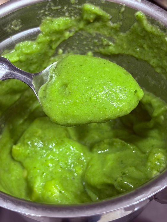 Step 1.1: Grind to a smooth, thick paste, adding water gradually as needed