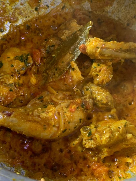 Step 1.1: Add kasuri methi and salt, and mix