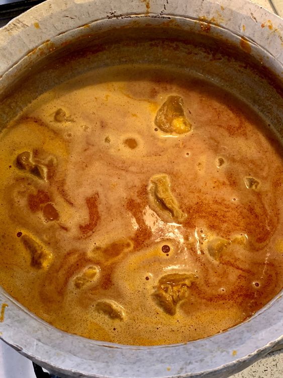 Step 1.2: Pour in the water and bring the stew to a boil, then reduce the heat to low