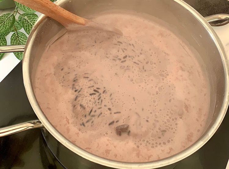 Step 1.1: Reduce the heat to a simmer and continue cooking until the rice becomes tender and soft (approx