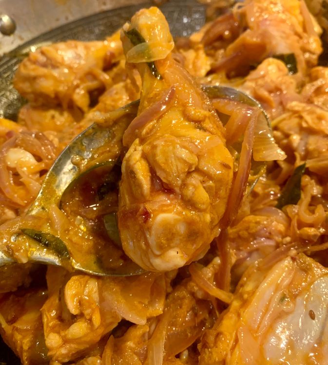 Step 1.2: Add the marinated chicken and mix well