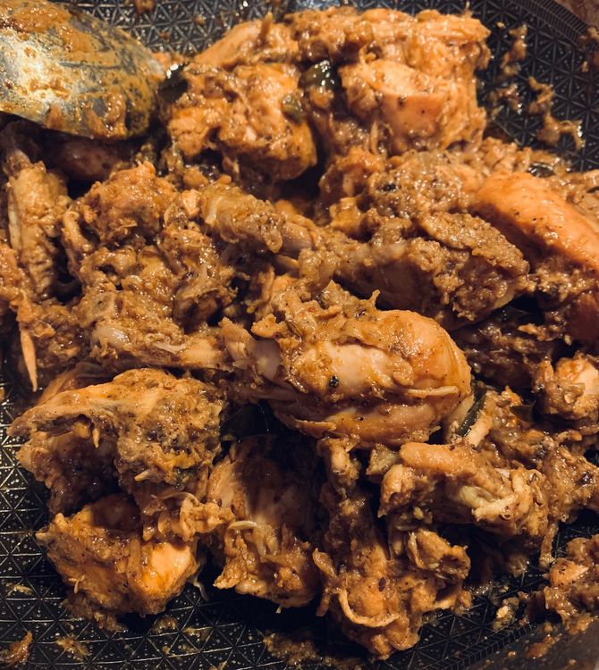 Step 1.1: Turn off the heat and let the chicken rest for a few minutes to absorb the flavours