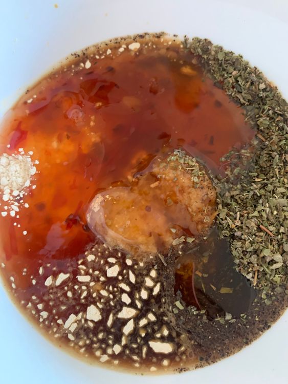 Step 1.1: In a separate bowl, combine all the sauce ingredients