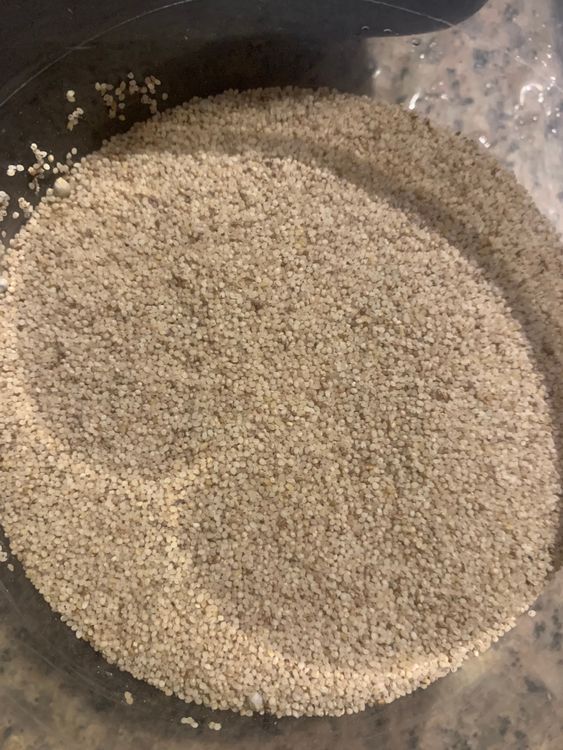 Step 1.1: Wash the acha thoroughly to remove any impurities