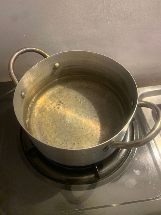 Step 1.1: Bring a pot of water to a boil