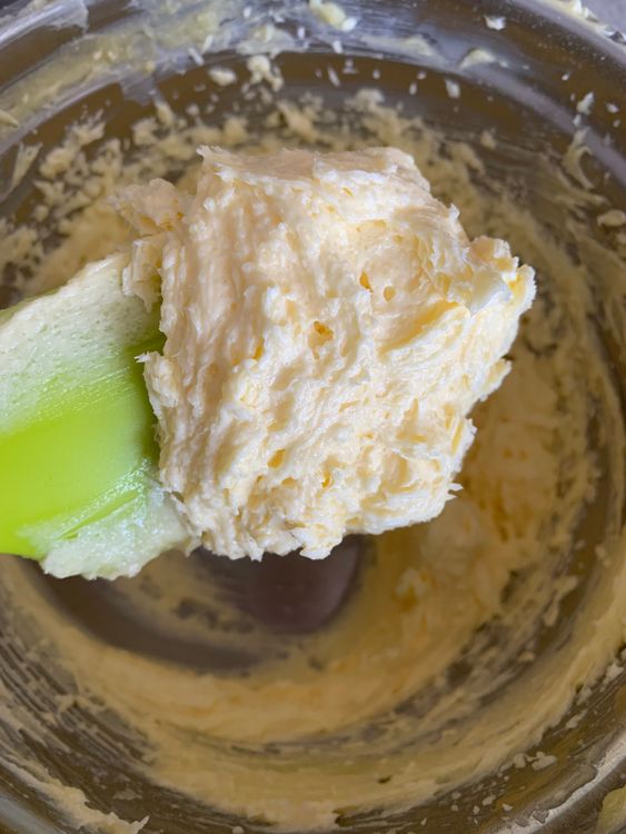 Step 1.2: In a mixing bowl, cream the softened butter and powdered sugar using a hand mixer or whisk until light and fluffy, about 3–5 minutes