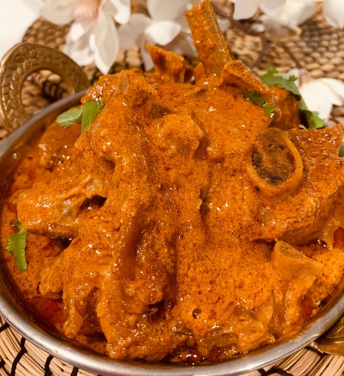 Step 1.1: Garnish with fresh coriander and serve hot with naan, roti, paratha or rice