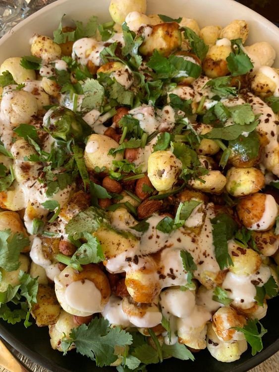 Step 1.1: Sprinkle roasted cumin powder and garnish with coriander leaves