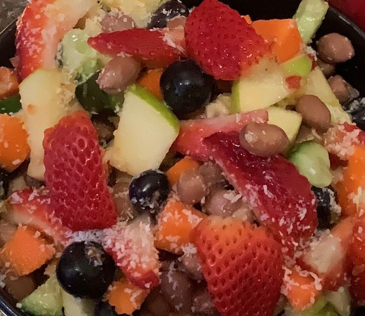Step 1.1: Serve the delightful salad either as a light meal or as a flavourful side dish to enhance your main course