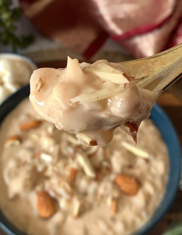 Step 1.1: Serve the kheer either warm or chilled