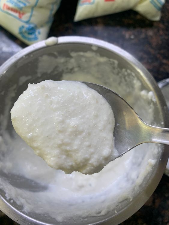 Step 1.1: Grind the rice, it should be like semolina or suji