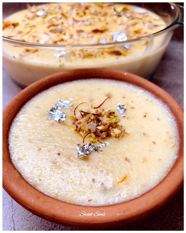 Phirni Recipe (Firni) | How to Make Kesari Phirni at Home recipe