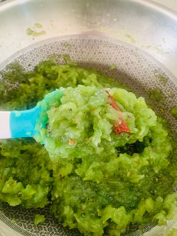 Step 3.2: Once cooled, transfer the chutney to an airtight container and refrigerate