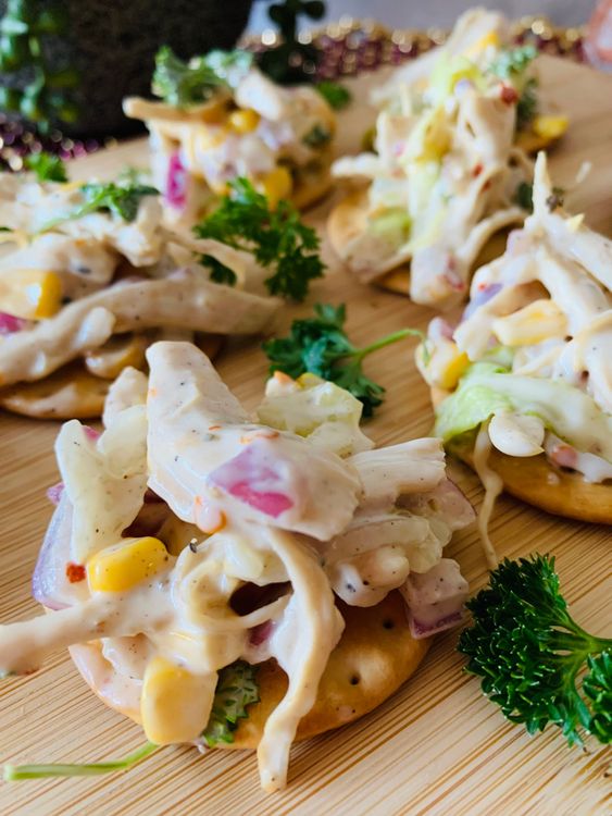 Mustard Chicken Crackers recipe