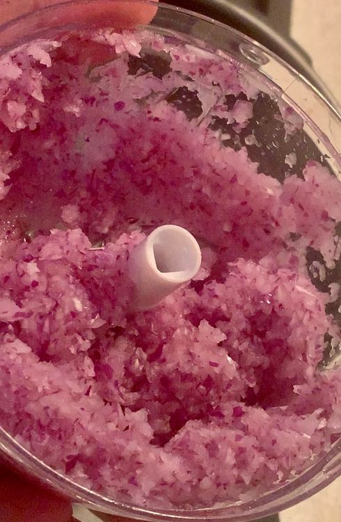 Step 2.1: Add the finely chopped onions and green chillies and cook for 3-4 minutes until the onions are translucent