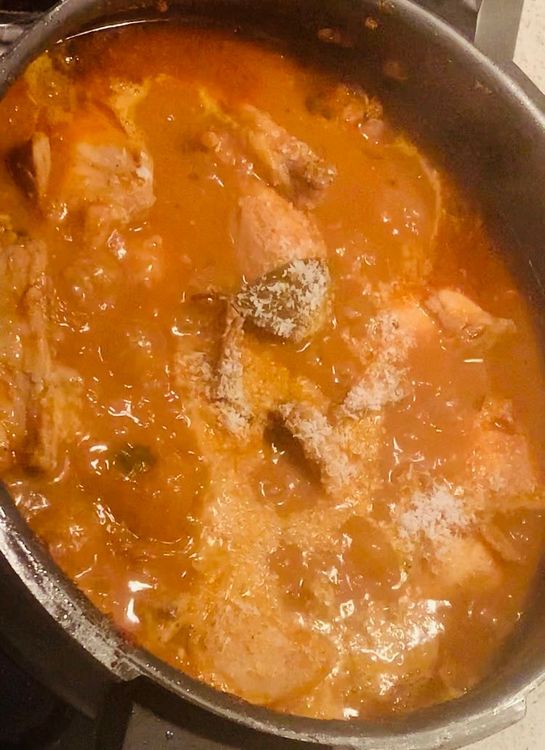 Step 2.3: Add lemon juice, water, and desiccated coconut and bring it to a boil