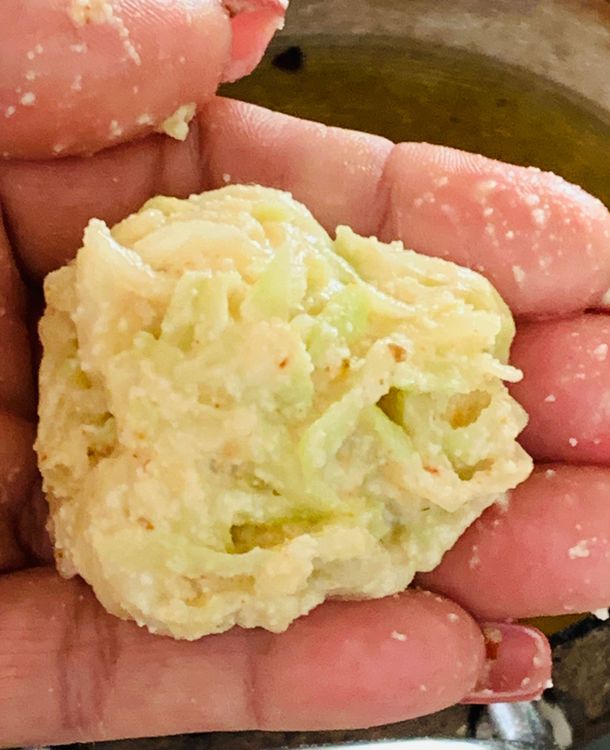 Step 1.1: Shape small portions of the dough into round balls or koftas
