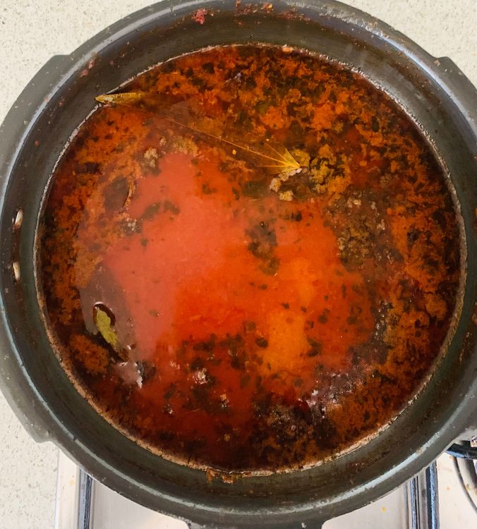 Step 2.2: Add water and bring it to a boil