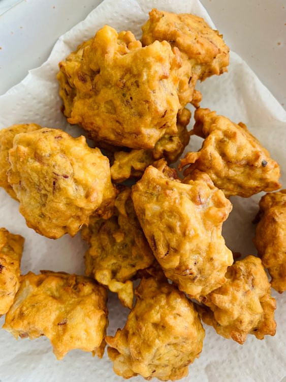 Step 2.1: Fry for a minute, then turn them over
